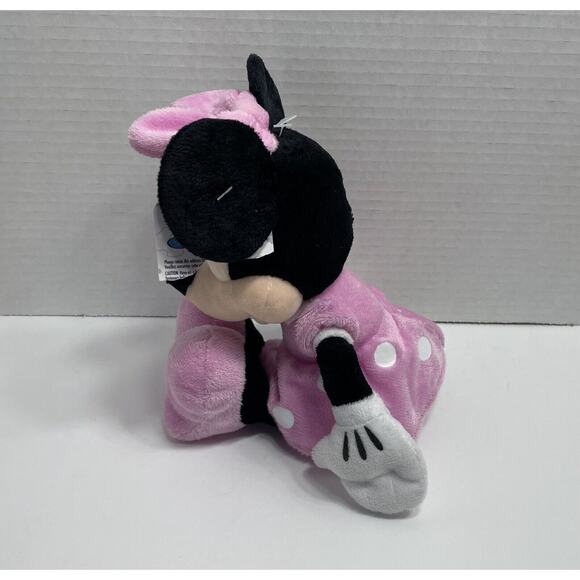 Disney Junior Minnie Mouse Plush Pink Dress Stuffed Toy 12” - Picture 3 of 4
